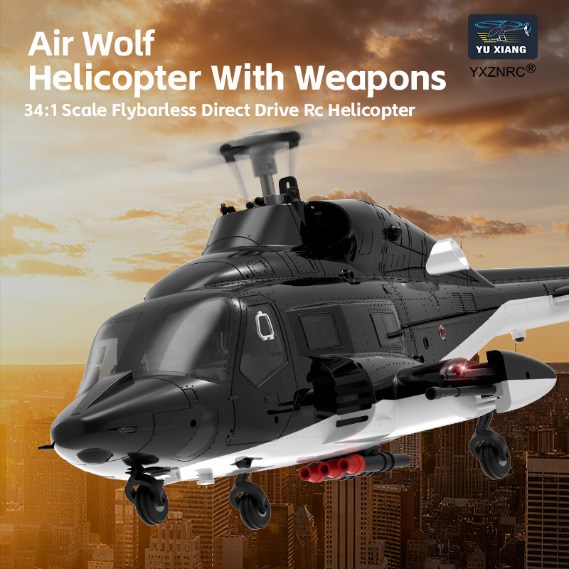 Rc Hobby Airwolf - Yuxiang F02 Optik Akışlı Versiyon Airwolf