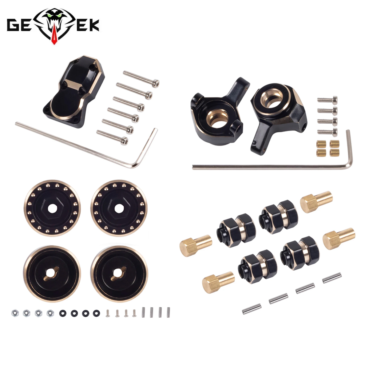 Rc Hobby Racing - Pirinç Karşı Ağırlıklı Direksiyon Mafsalları Tekerlek