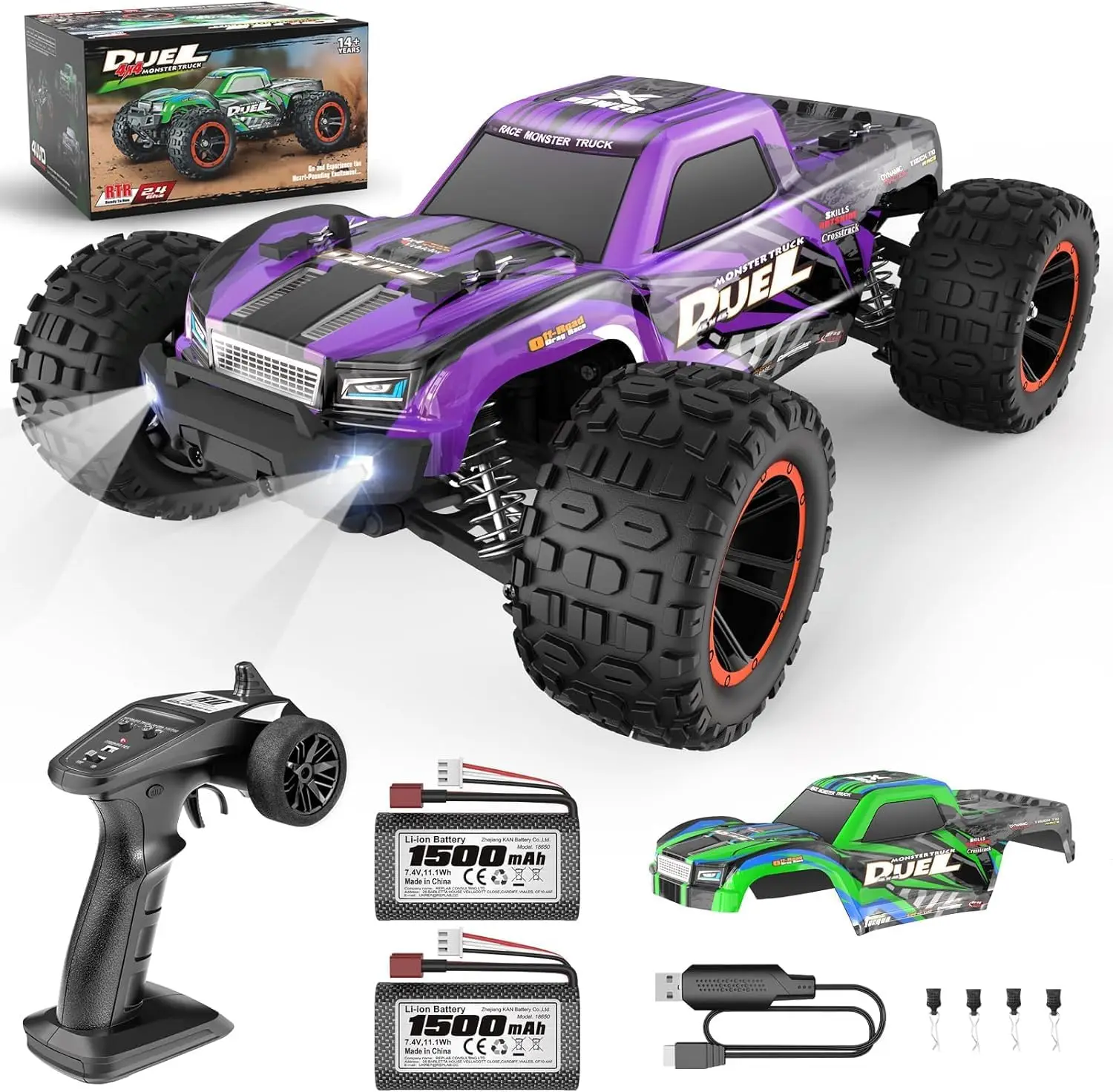 Rc Truck Monster - 1:14 Ölçekli RC Kamyonlar, Yetişkinler için