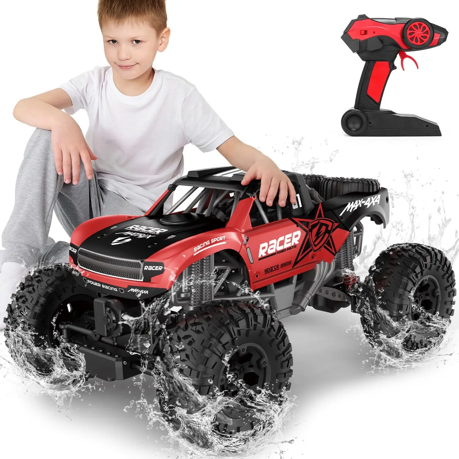Rc Truck Monster - RC Trucks 4x4 Offroad Waterproof -