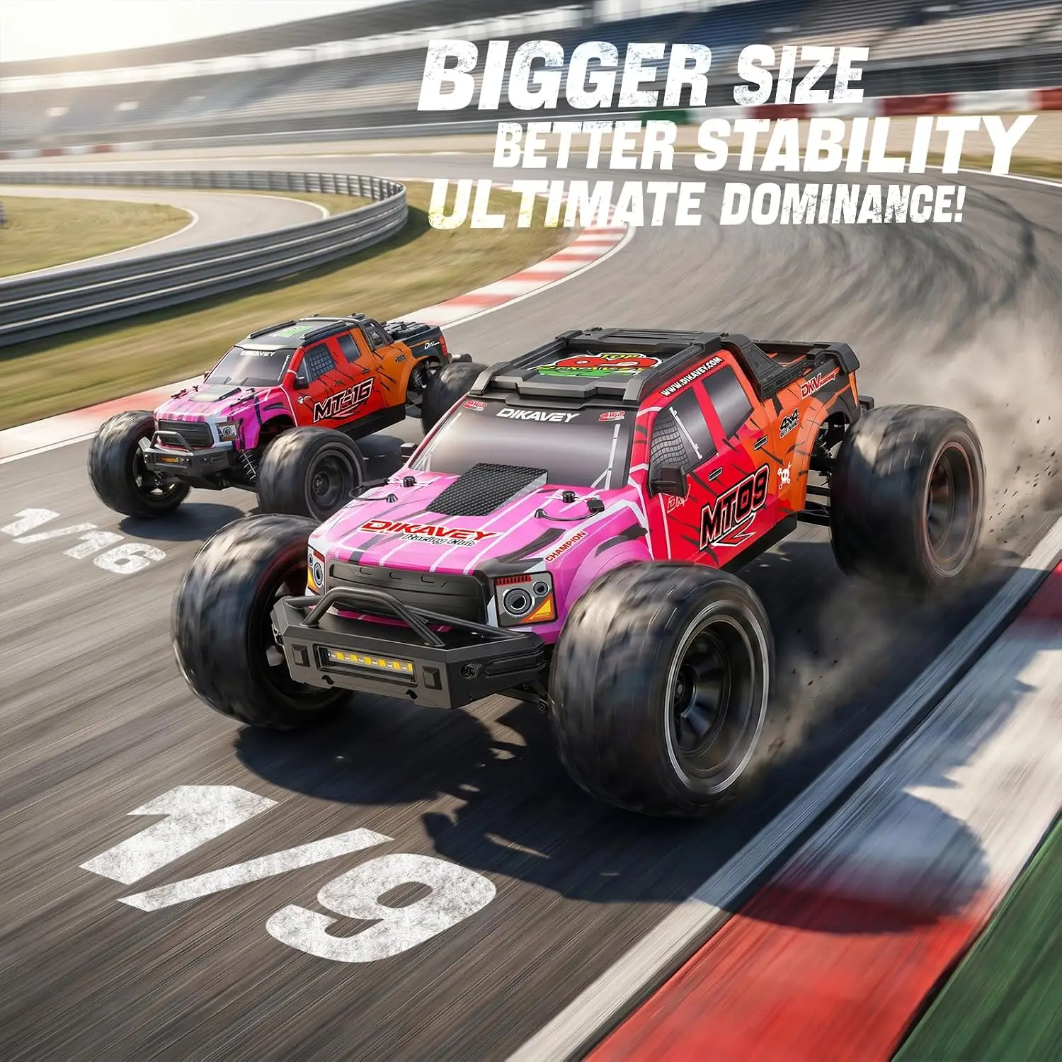 MT09 1/9 4WD Fırçasız RC Canav - Rc Truck Monster incelemesi ve fiyatı
