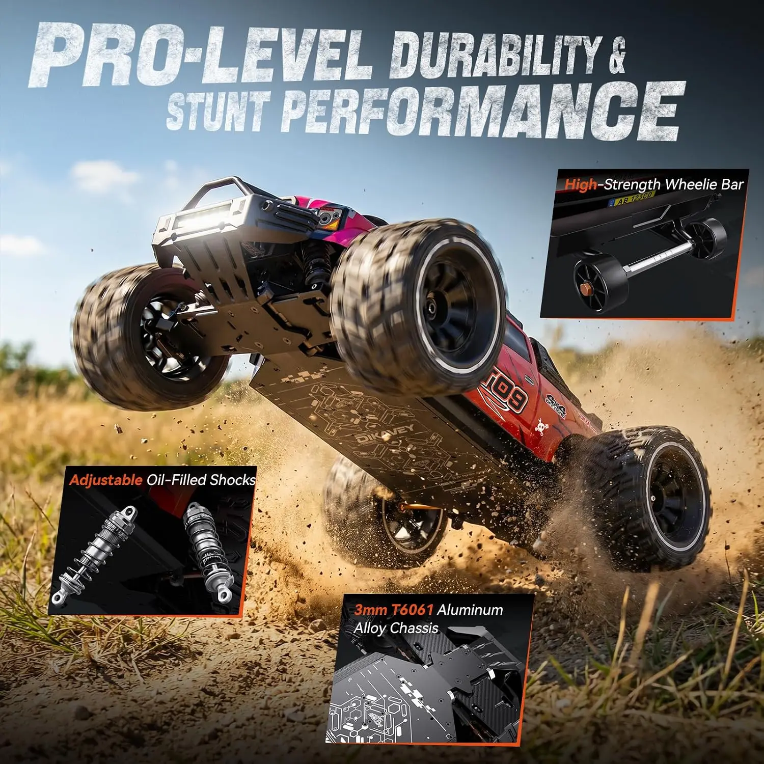 MT09 1/9 4WD Fırçasız RC Canav - Rc Truck Monster incelemesi ve fiyatı